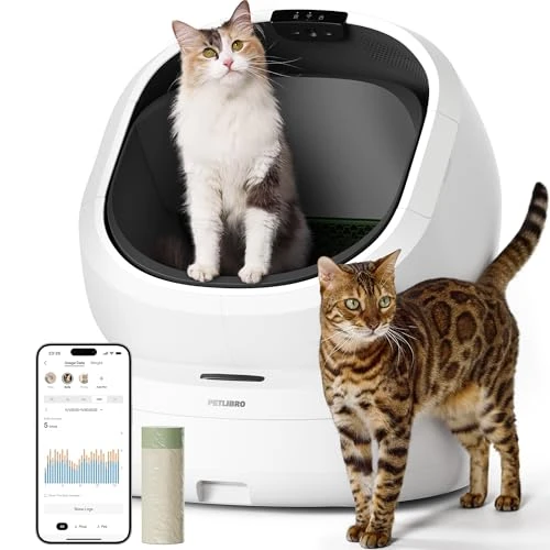 Automatic Cat Litter Box with AI Camera and Self-Cleaning — Waste Bins, PETLIBRO