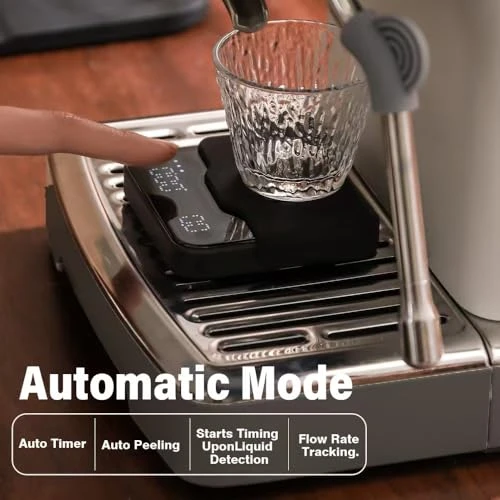 Coffee Scale with Timer, Bluetooth, and Auto Mode — Weight Management Tools, BOOKOO