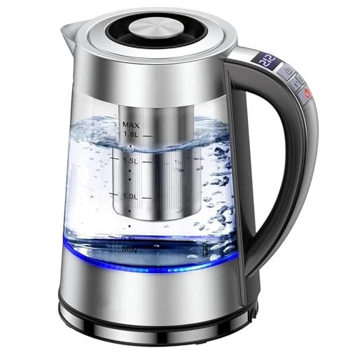 Electric Kettle with Temperature Control — Kettles & Tea Machines, QSLKING