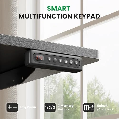 Electric Standing Desk Adjustable — Mounts, SIAGO