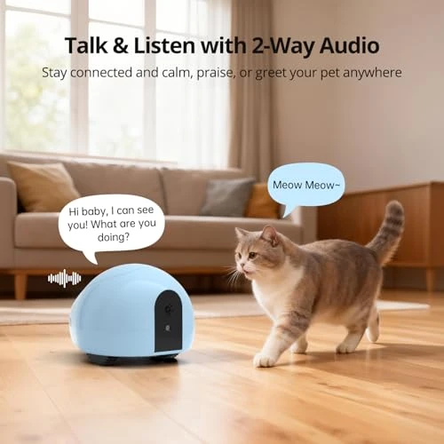 Pet Camera Robot with Treat Dispenser & Laser Toy — Cameras & Monitors, pumpkii