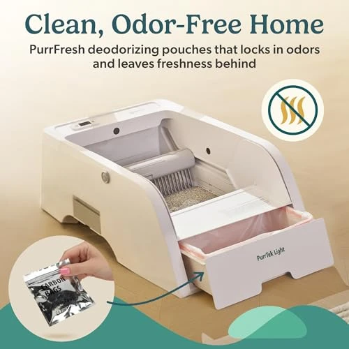 Self Cleaning Litter Box with Auto Safety Sensors — Waste Bins, PetCove