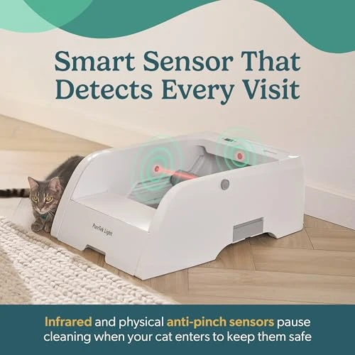 Self Cleaning Litter Box with Auto Safety Sensors — Waste Bins, PetCove