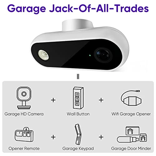 Smart Garage Door Opener Remote with Camera — Keypads & Remotes, OCCHI