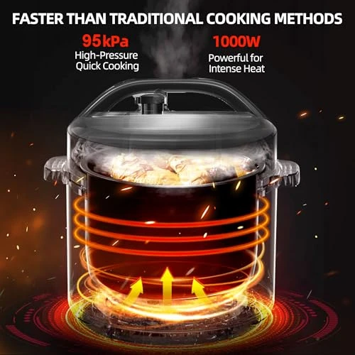 Stainless Steel Pressure Cooker — Electric Pressure Cookers, CAZACHEF