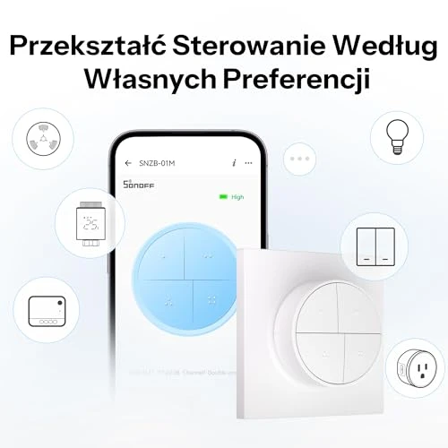 4-in-1 Zigbee Smart Scene Button — Smart Home Hubs & Controllers, Sonoff