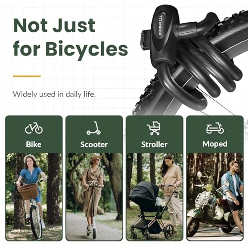 Bike Lock Cable — Cable, Titanker