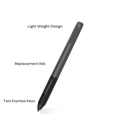 Digital Passive Pen with 8192 Levels Pen Pressure and Two Express Keys — Styluses & Digital Pens, Spaseeba