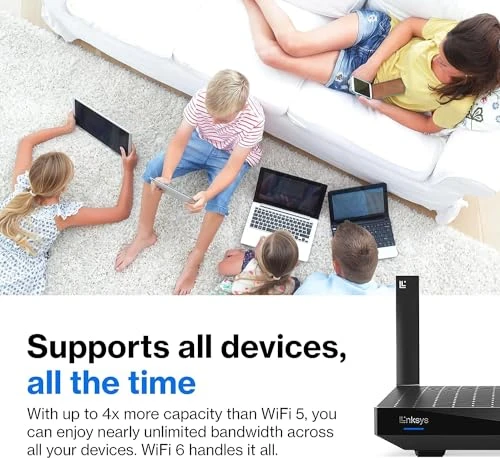 Dual-Band Mesh WiFi 6 Router — Routers, Linksys