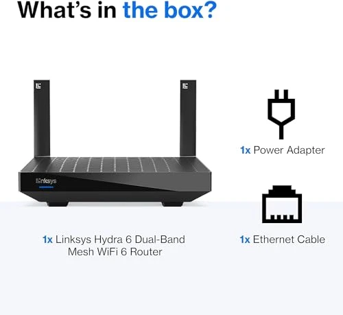 Dual-Band Mesh WiFi 6 Router — Routers, Linksys