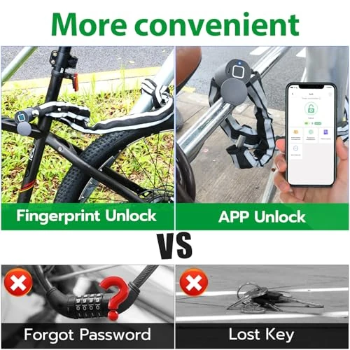 Electric Smart Bike Chain Lock — Chain, eLinkSmart