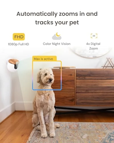 Pet Camera with Barking/Meowing Alerts and Tracking — Cameras & Monitors, Furbo