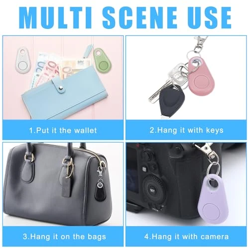 Portable GPS Tracking Anti Loss Smart Device Key Finder Locator — Item Locators, Flutesan