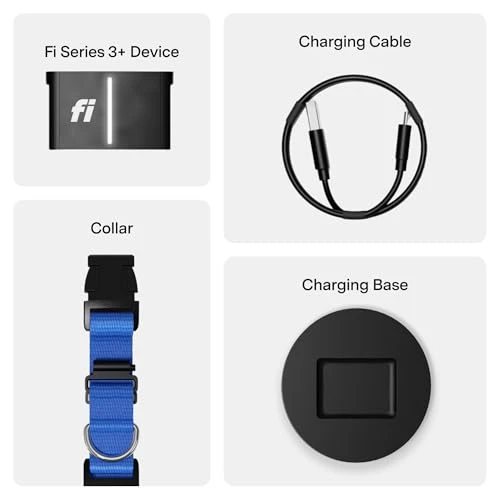 Smart Dog Tracker Collar with GPS and Health Monitoring — Trackers, Fi