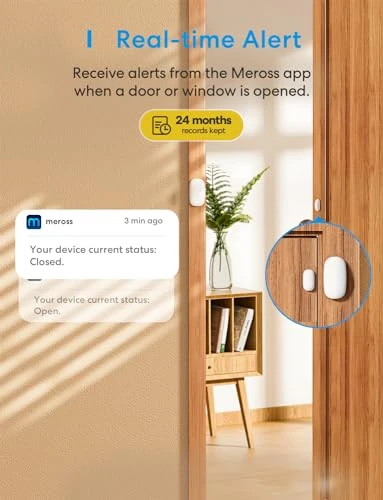 Smart WiFi Door and Window Sensor Kit — Smart Home Security, meross