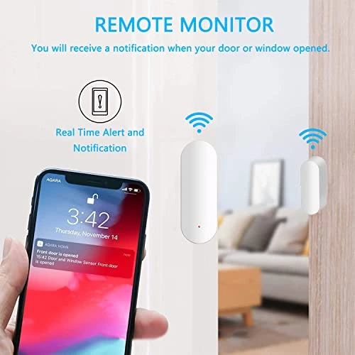 WiFi Door and Window Sensor — Smart Home Security, ORIKLON