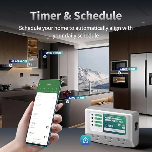 WiFi Smart Plug with Surge Protection — Power Guardians, BSEED