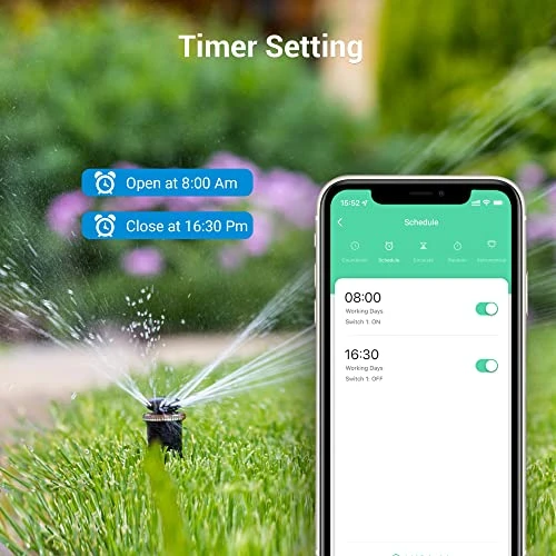 WiFi Smart Yard Stake Plug with 6 Outlets — Power Solutions & Surge Protection, DEWENWILS