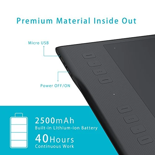 Wireless Graphic Drawing Tablet — Styluses & Digital Pens, Huion