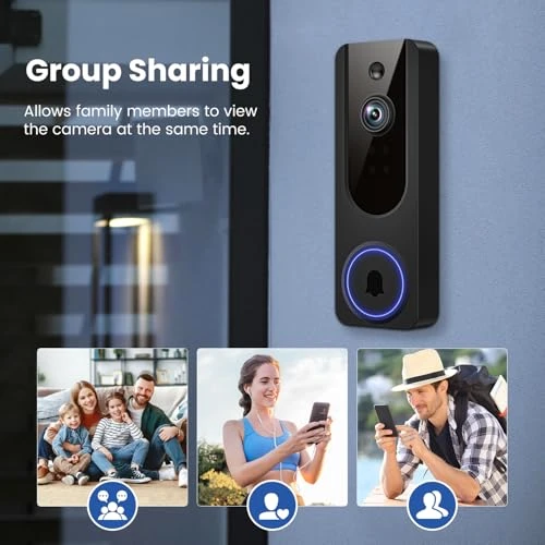 1080p WiFi Video Doorbell Camera — Smart Home Security, VanaOrbi