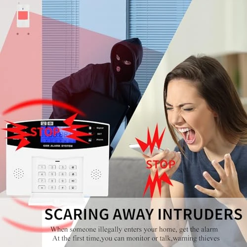 24-Piece Wireless DIY 4G WiFi GSM Home Burglar Alarm System — Smart Home Security, D1D9