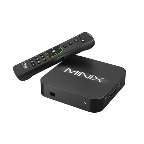 8K Android Media Player with AI Picture Quality Enhancer & AI Resolution Upscaling — Ultra HD Media Players, MINIX