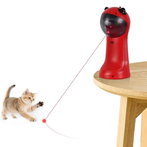 Automatic Motion-Activated Cat Toy with Adjustable Light — Cat Playthings, TBTeek