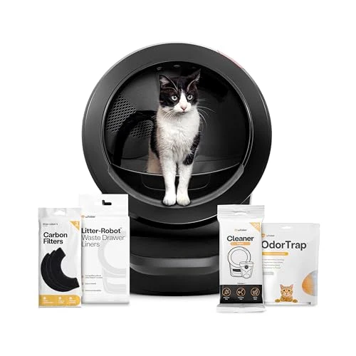 Automatic Self-Cleaning Cat Litter Box Supply Bundle — Self-Cleaning, Whisker