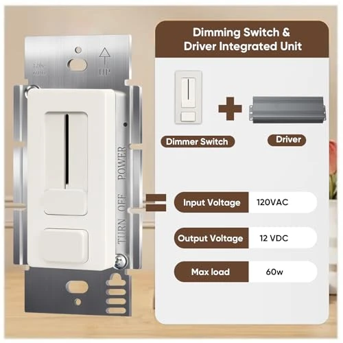Dimmable Switch Driver Integrated Unit — Light Dimmers, WARMOASIS