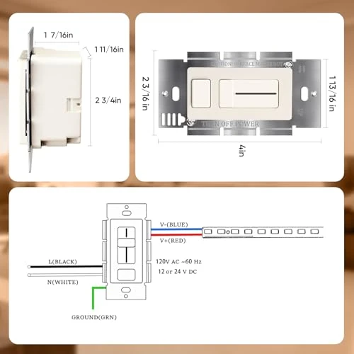 Dimmable Switch Driver Integrated Unit — Light Dimmers, WARMOASIS