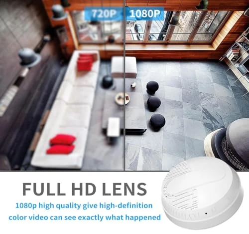 Hidden Camera Smoke Detector — Outdoor Security Cameras, LIZVIE