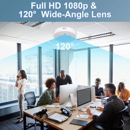 Hidden Camera Smoke Detector — Outdoor Security Cameras, UYIKOO