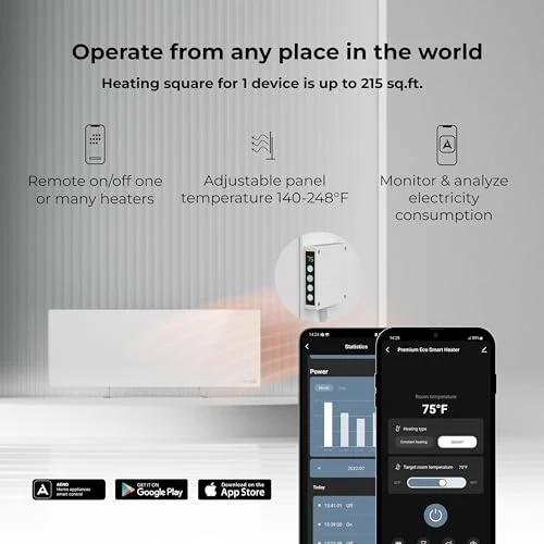 Infrared Heater with Thermostat — Portable Heating Solutions, AENO