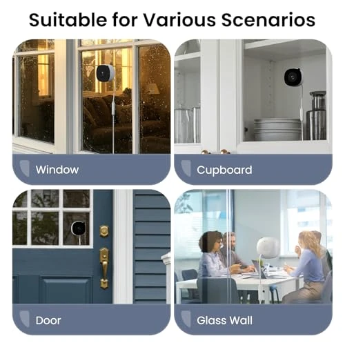 No Drill Window Camera 2-Pack — Dome Surveillance Cameras, INFIYA