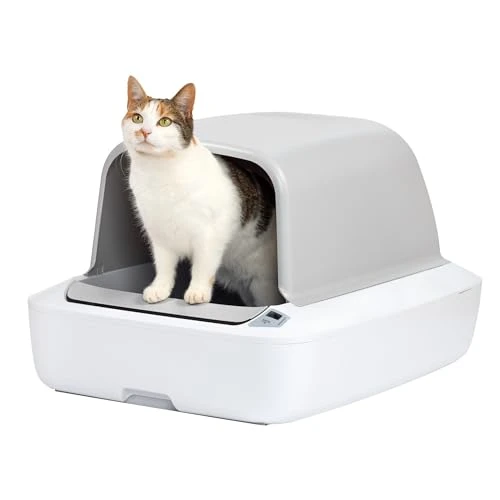 Self-Cleaning Cat Litter Box System with Enclosed Front-Entry — Waste Bins, PetSafe