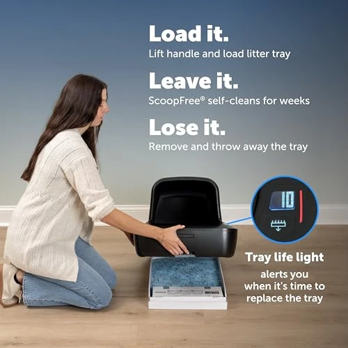 Self-Cleaning Cat Litter Box System with Enclosed Front-Entry — Training Systems, PetSafe