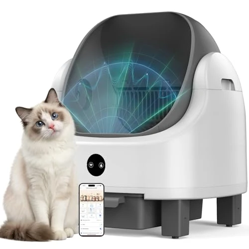 Self Cleaning Litter Box with Odor Control and App Monitoring — Waste Bins, OROLEY