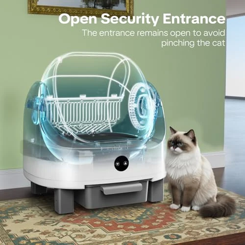 Self Cleaning Litter Box with Odor Control and App Monitoring — Waste Bins, OROLEY