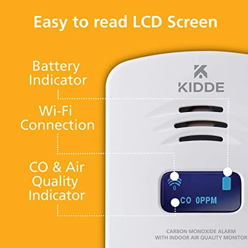 Smart Carbon Monoxide Detector and Indoor Air Quality Monitor — Gas & CO Detectors, Kidde