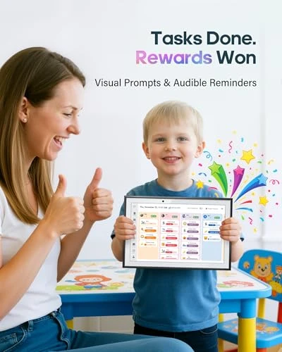 Smart Electronic Family Planner with Chore Chart Display — Calendars, LQN