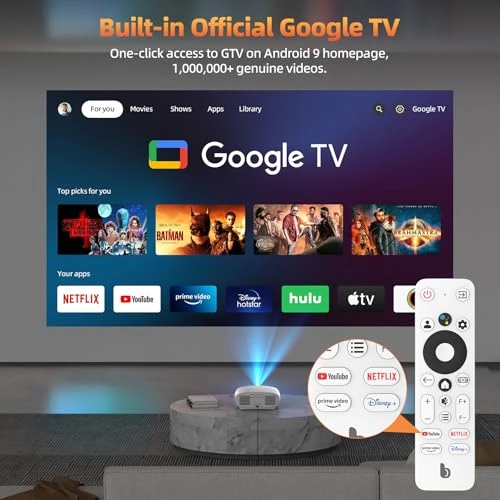 Smart Movie Projector — Home Theater Projectors, BETTDOW