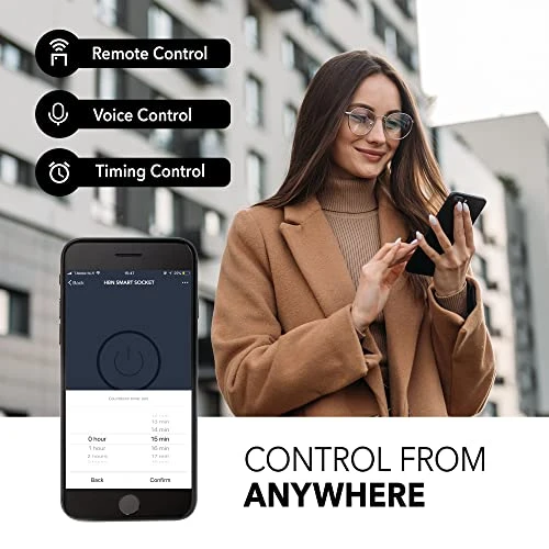 Smart Plug Outlet Extender Dual Socket — Smart Home Hubs & Controllers, HBN