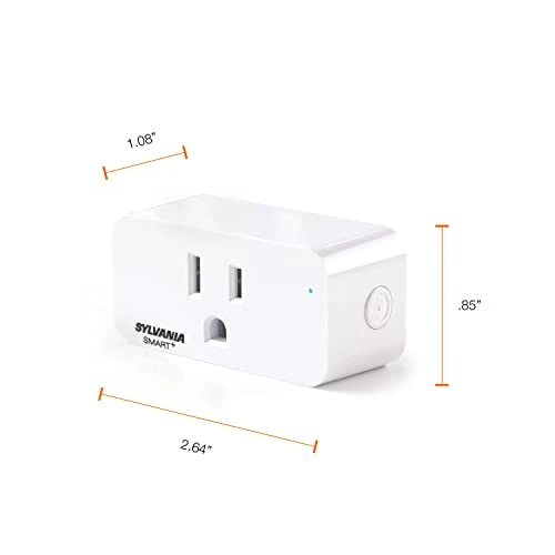 WiFi Smart Plug, Voice Control, Compatible with Alexa and Google Home, Timer, On/Off, White - 4 Pack — Smart Home Hubs & Controllers, LEDVANCE