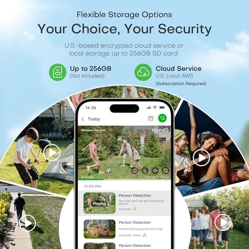 Window Camera for Home Security — Dome Surveillance Cameras, HomiQ