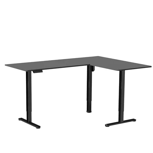 Electric Corner L-Shaped Standing Desk — Office, VIVO