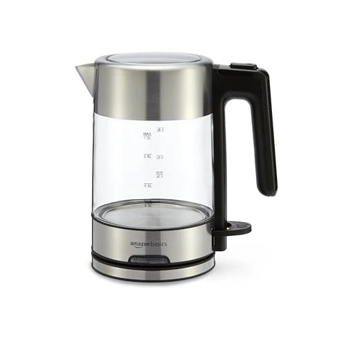 Electric Kettle with Glass Carafe — Kettles & Tea Machines, Amazon Basics