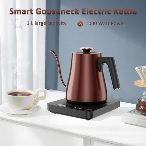 Electric Kettle with Temperature Control and Keep Warm — Kettles & Tea Machines, Tuehakny