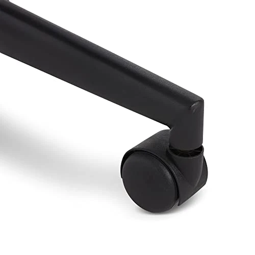 Executive Office Chair with Layered Body Pillows, Contoured Lumbar, Adjustable Seat Height, Bonded Leather — Desk Chairs, Serta