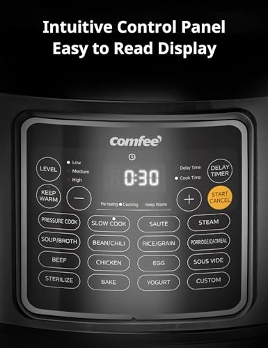Pressure Cooker with 16 Cooking Functions — Electric Pressure Cookers, COMFEE'