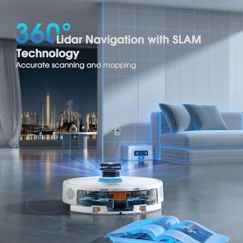 Robot Vacuum and Mop Combo — Robot Vacuum, SHELIKI